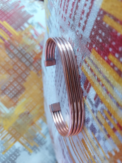 Bronze Braided Copper Bracelet