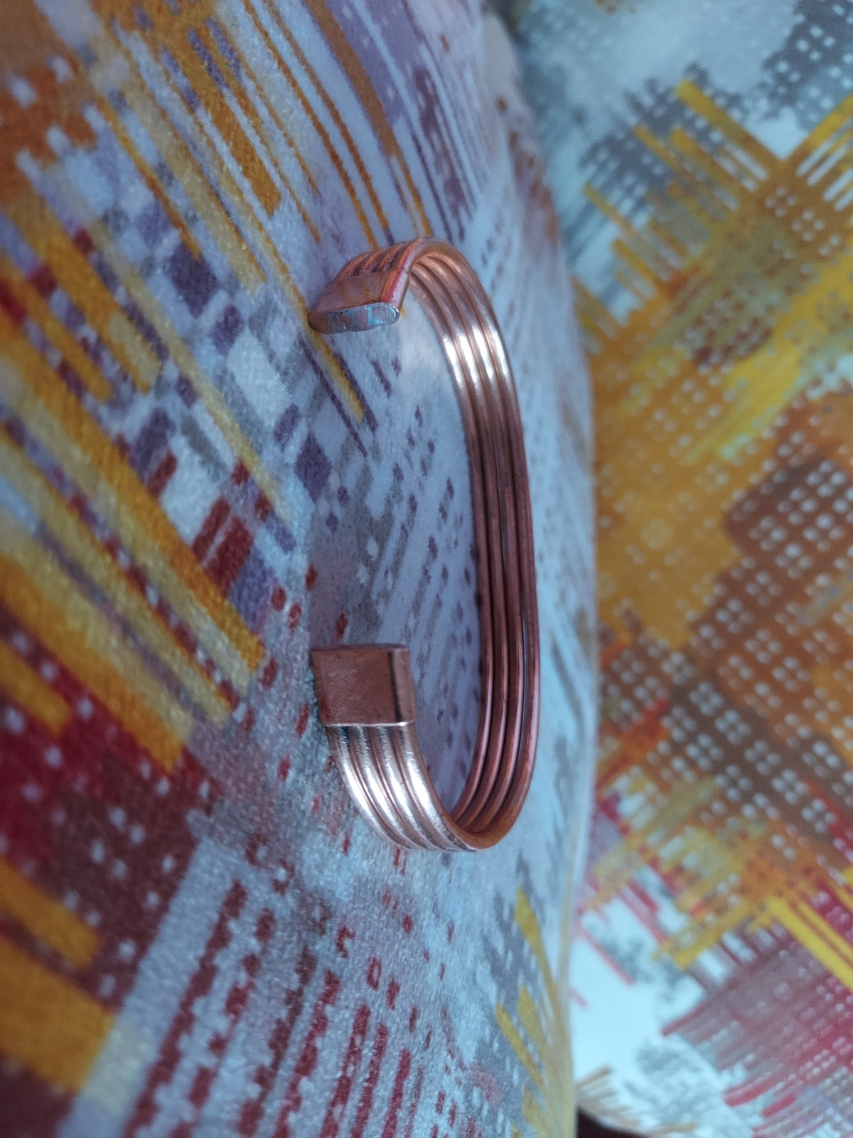 Bronze Braided Copper Bracelet