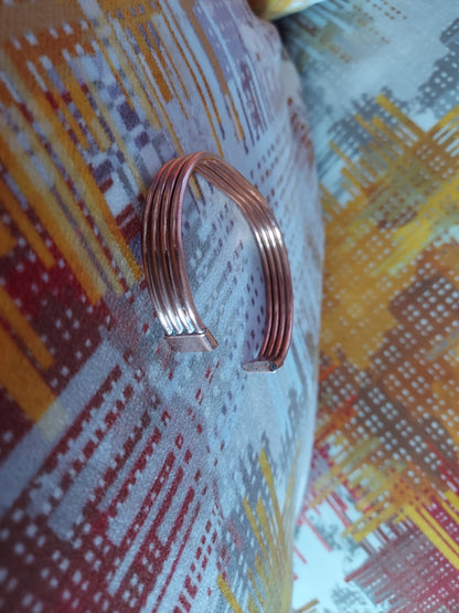 Bronze Braided Copper Bracelet