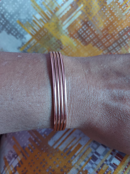 Bronze Braided Copper Bracelet