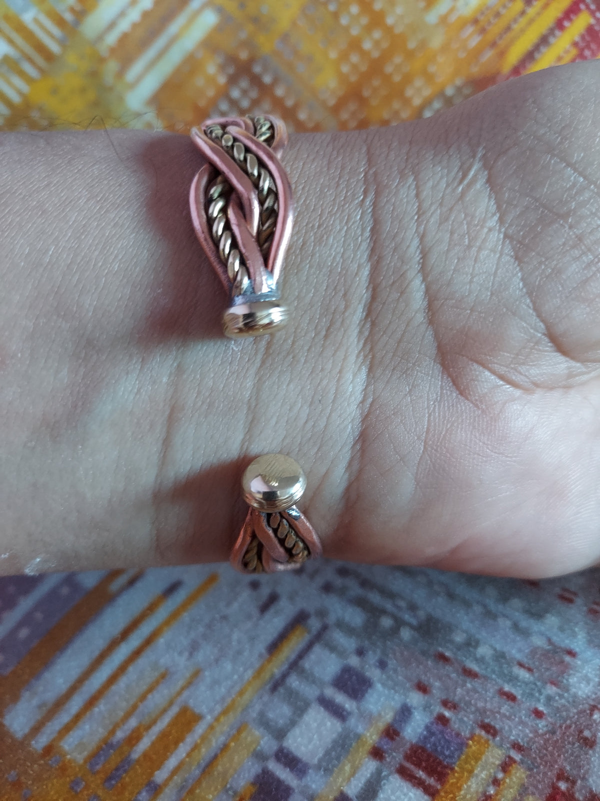 Bronze Gold Link Bracelet