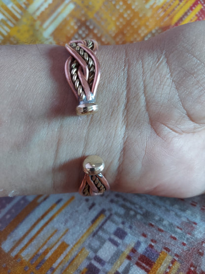 Bronze Gold Link Bracelet