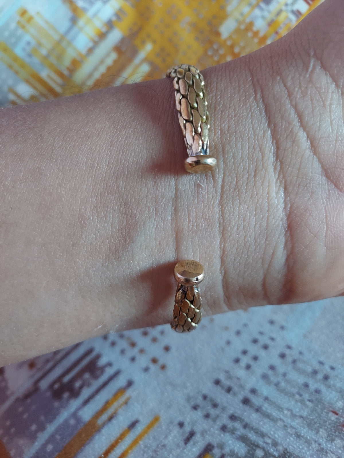 Bronze Elegant Copper Bracelet