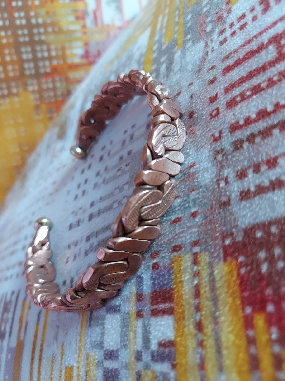 Bronze Twisted Copper Bracelet
