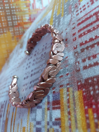 Bronze Twisted Copper Bracelet