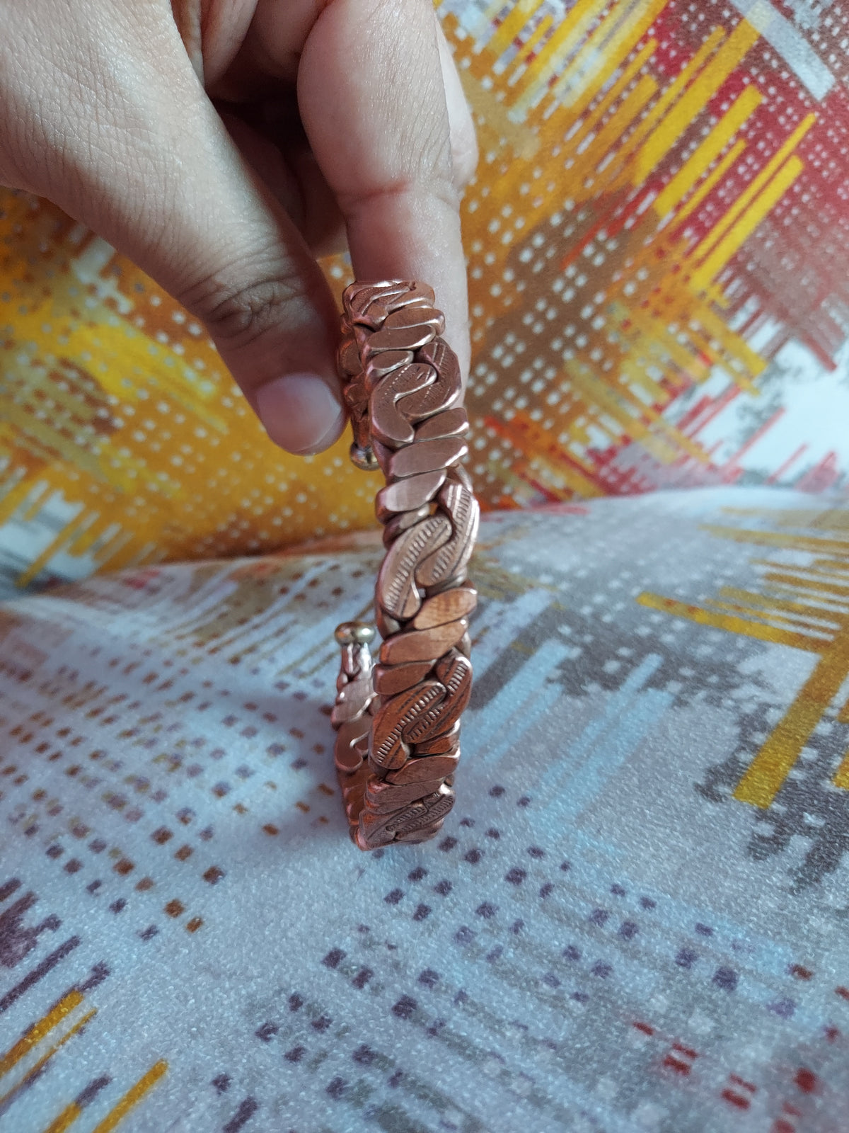 Bronze Twisted Copper Bracelet