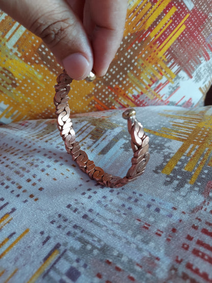 Bronze Twisted Copper Bracelet