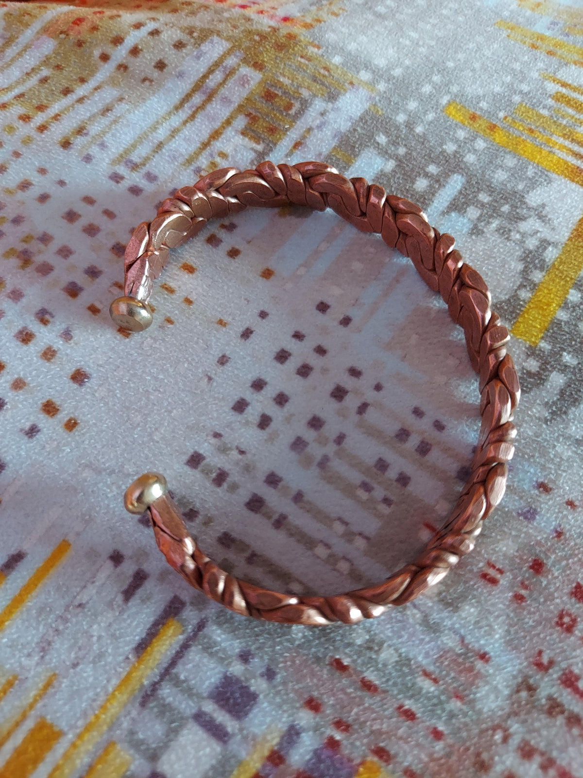 Bronze Twisted Copper Bracelet
