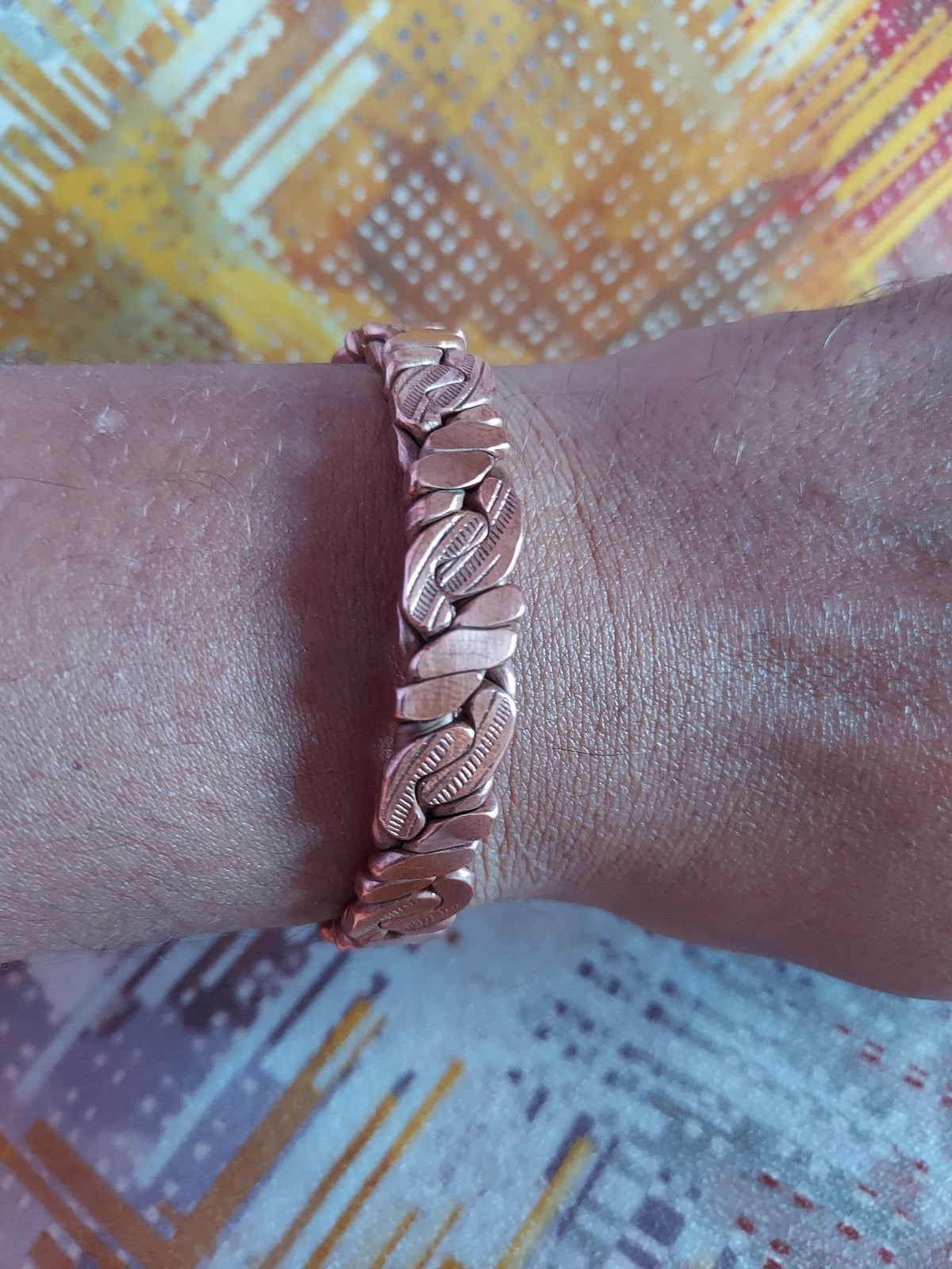 Bronze Twisted Copper Bracelet