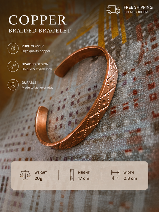 Bronze Vintage Copper Bracelet